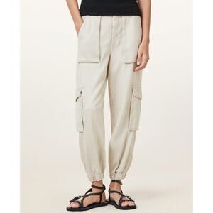 ALLSAINTS Frieda Cargo Pants Size 4 Button Closure with Zip Fly Hip Pockets